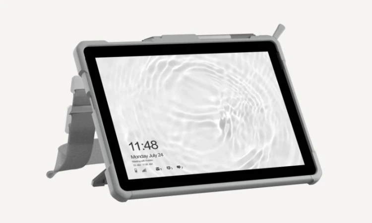 UAG Plasma - obudowa ochronna z podstawką i paskiem na ramię i dłoń do Microsoft Surface Go 1/2/3/4 G (wersja OEM) (white/gray)