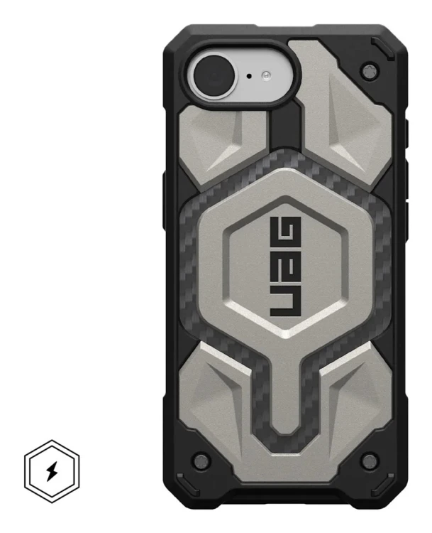 Pokrowiec Urban Armor Gear tytan Apple iPhone 16e 15.5 cm (6.1")