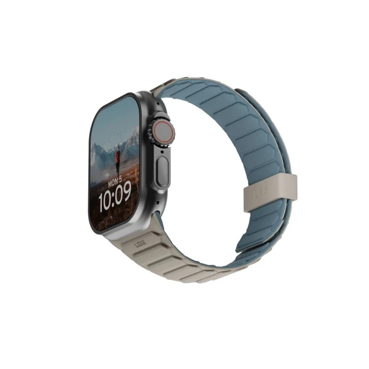 UAG Pathfinder - silikonowy dwustronny pasek magnetyczny do Apple Watch seria: 1-3, 42mm / series 4-6 & SE 1-2, 44mm / series 7-9, 45mm / series 10, 4
