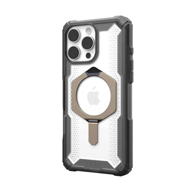 UAG Plasma XTE Magsafe - obudowa ochronna z podstawką do iPhone 16 Pro Max kompatybilna z MagSafe (ash/titanium)