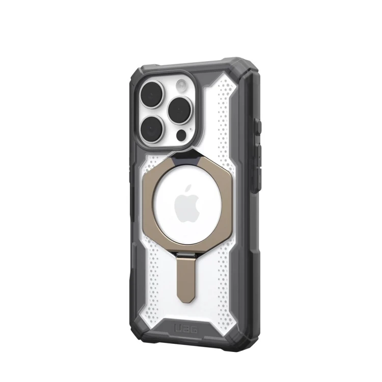 UAG Plasma XTE Magsafe - obudowa ochronna z podstawką do iPhone 16 Pro kompatybilna z MagSafe (ash/titanium)