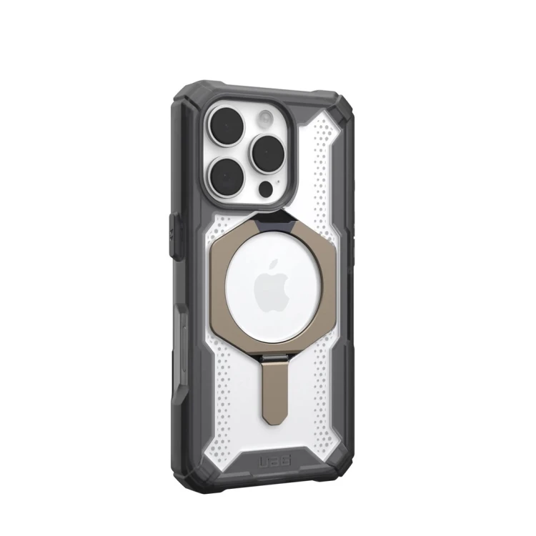 UAG Plasma XTE Magsafe - obudowa ochronna z podstawką do iPhone 16 Pro kompatybilna z MagSafe (ash/titanium)