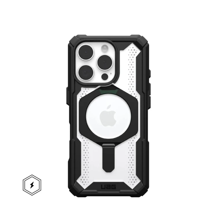 Etui z podpórką UAG Urban Armor Gear Plasma XTE MagSafe do Apple iPhone 16 Pro przezroczysty