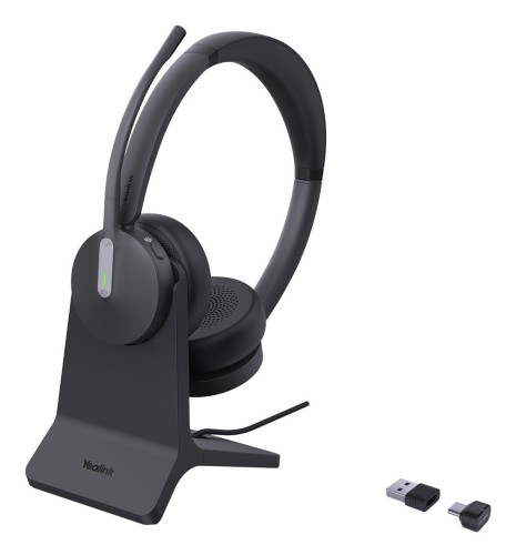 Zestaw słuchawkowy Yealink BH70 Dual Teams z podstawką ładującą USB-C/A