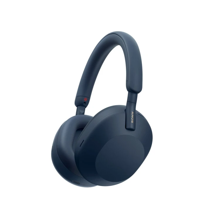 Słuchawki Sony WH-1000XM5 nauszne bluetooth niebieskie