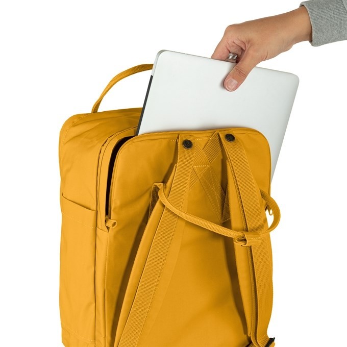 Fjällräven Kanken Laptop 15" plecak Plecak turystyczny Ochra Poliamidowy, Polipropylen (PP), Vinylon
