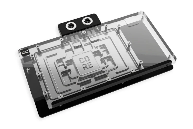 Blok wodny Alphacool Core Geforce RTX 5090 ROG Astral GPU, ARGB, z płytą tylną - akryl