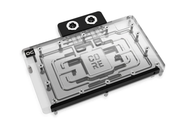 Chłodzenie wodne GPU Alphacool Core Geforce RTX 5090 Gamerock / Phantom, ARGB, z płytą tylną - Akryl