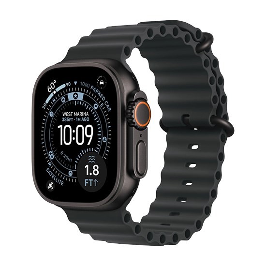Zegarek Apple Watch Ultra 3 (2025) 5G 49mm tytanowa koperta z paskiem Ocean Band