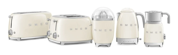 SMEG Toster (TSF02CREU) krem