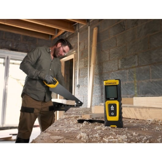 Stanley STHT77100-0 metrówka Dalmierz laserowy Czarny, Żółty 30 m