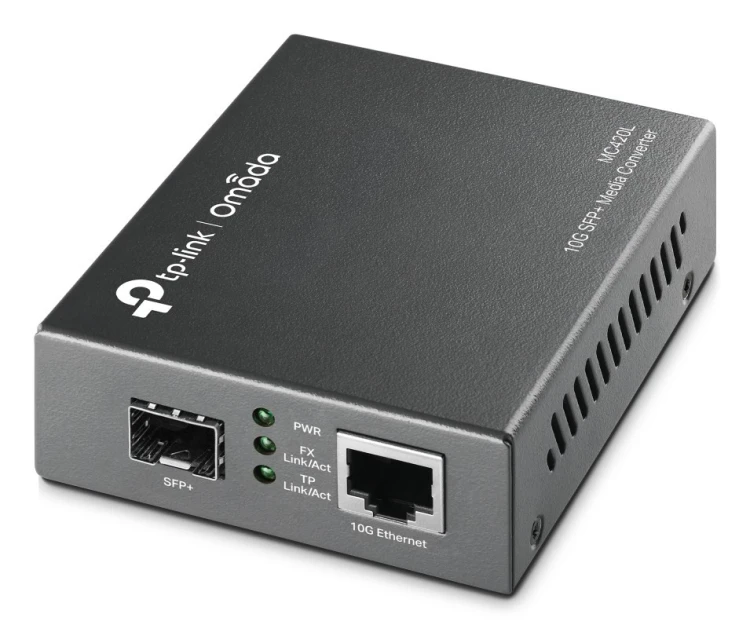 10G multi-gigabitowy konwerter mediów/RJ45 do 10G SFP+ slot