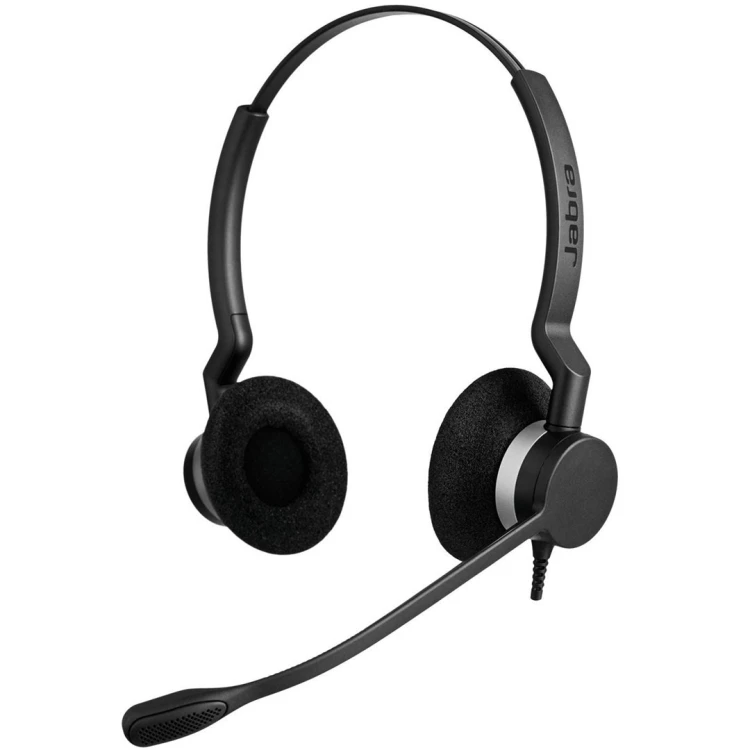 Jabra Biz 2300 Duo Zestaw słuchawkowy Przewodowa Opaska na głowę Biuro/centrum telefoniczne Bluetooth Czarny