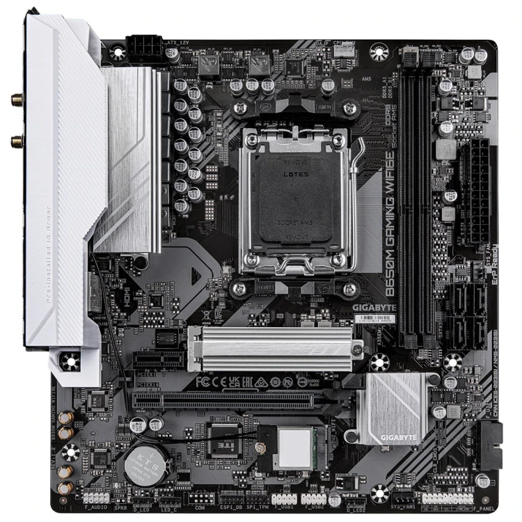 Płyta główna Gigabyte B650M do gier WIFI6E (B650,AM5,mATX,DDR5)