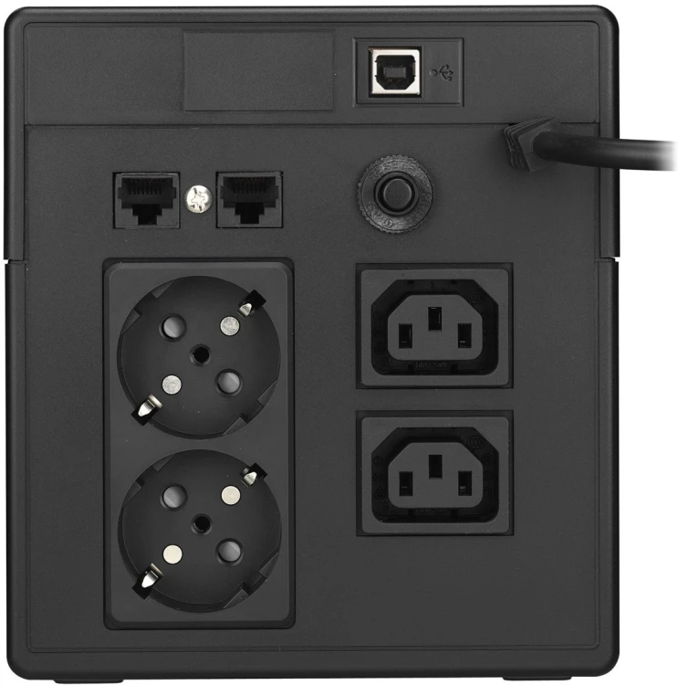 POWER WALKER UPS LINE-IN VI 1000 LCD 1000VA, 2X SCHUKO+2X IEC C13, RJ11/45, USB, LCD