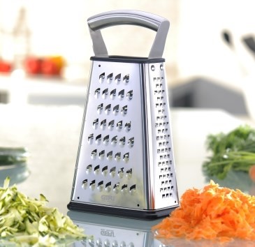 GEFU VITALES LASER CUT Tarka z pojemnikiem Stal nierdzewna