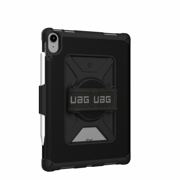 Wytrzymałe etui UAG Metropolis Series do iPada 10.9 (10. generacji, 2022) - Metropolis z paskiem na rękę - Etui z klapką do tabletu - Czarne - 10.9" -