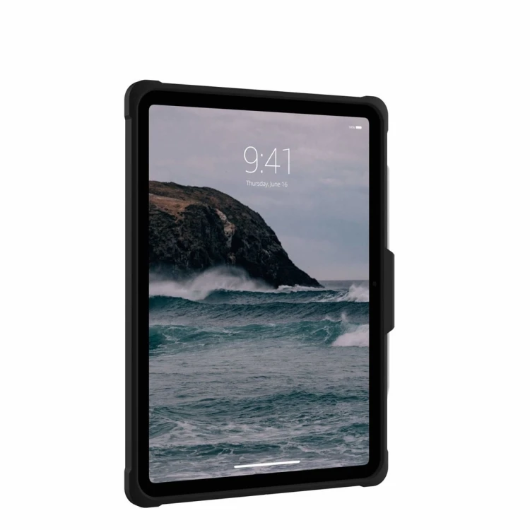 Wytrzymałe etui UAG Metropolis Series do iPada 10.9 (10. generacji, 2022) - Metropolis z paskiem na rękę - Etui z klapką do tabletu - Czarne - 10.9" -