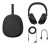Sony WH-1000XM6 Zestaw słuchawkowy Przewodowy i Bezprzewodowy Opaska na głowę Połączenia/Muzyka/Sport/Codzienność USB Type-C Bluetooth Czarny