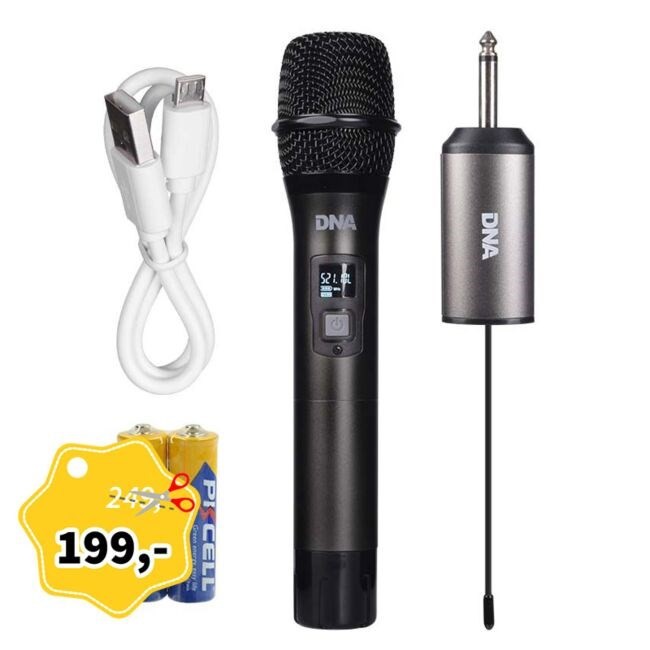 Mikrofon dynamiczny bezprzewodowy DNA FU VOCAL SET