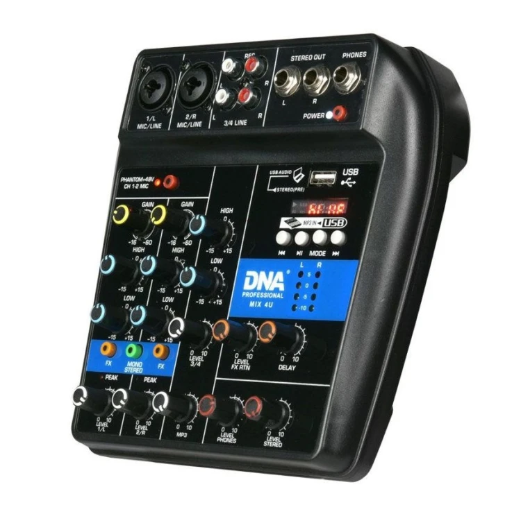 DNA MIX 4U - Mikser audio USB MP3 Bluetooth