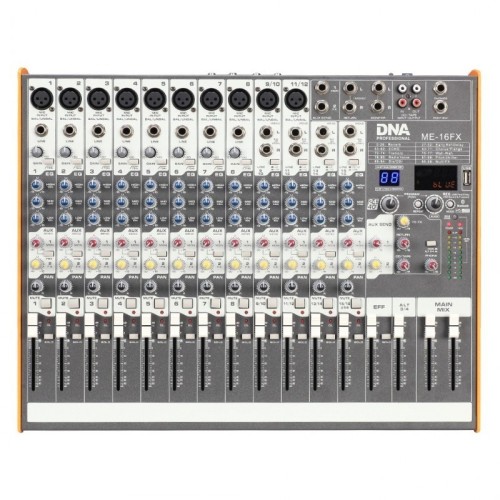 Mikser audio DNA ME-16FX, 16 kanałów, USB, Bluetooth