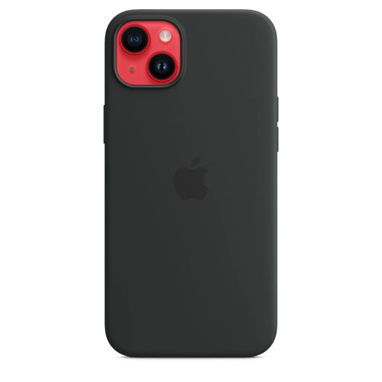 Silikonowe etui Apple z MagSafe Midnight Black, do iPhone 14 Plus