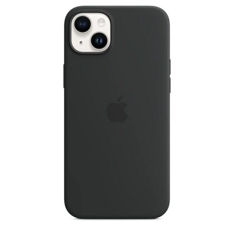 Silikonowe etui Apple z MagSafe Midnight Black, do iPhone 14 Plus