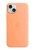 Etui silikonowe z MagSafe sorbet orange iPhone 15 Plus