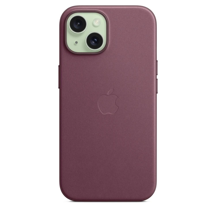 Etui z MagSafe Apple iPhone 15 Feingewebe Case Mullberry