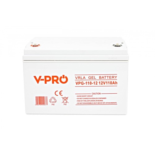 Akumulator VOLT POLSKA 6AKUGEL110 GEL VPRO SOLAR 12V 110Ah