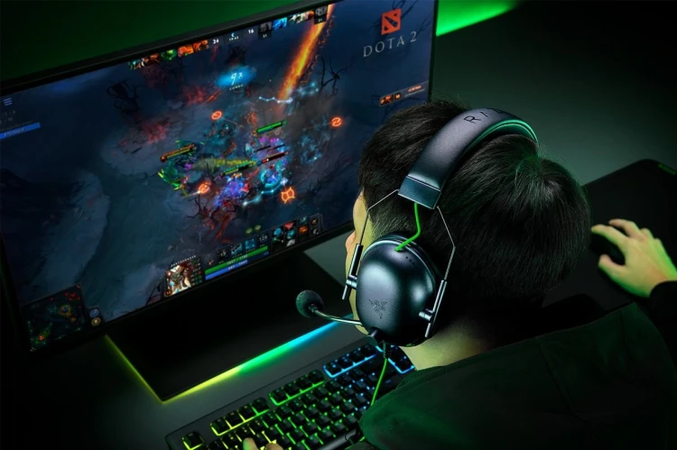 Razer Blackshark V2 X Zestaw słuchawkowy Przewodowa Opaska na głowę Gaming Czarny, Zielony