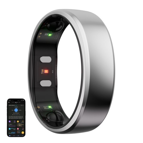 Smartring RINGCONN Gen 2 rozmiar 9 (srebrny)