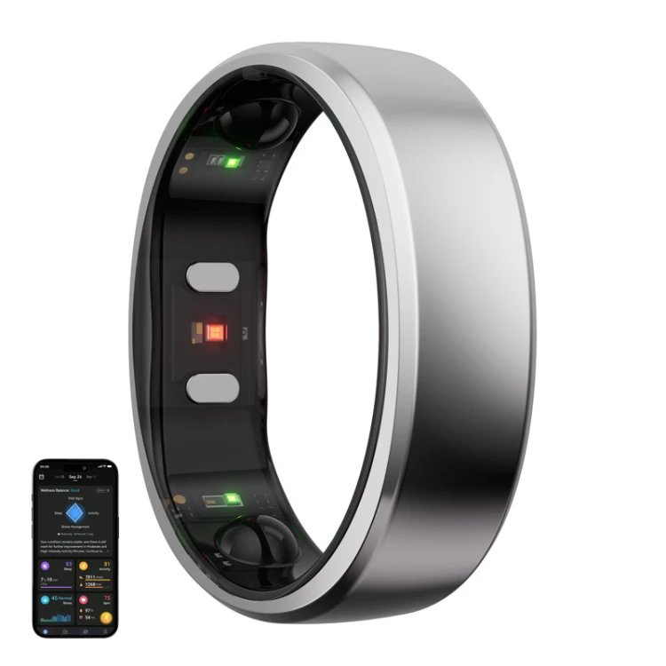 Smartring RINGCONN Gen 2 rozmiar 9 (srebrny)