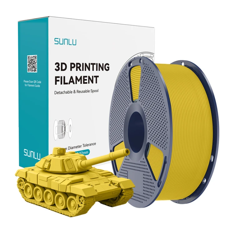 Filament SUNLU PLA+ High-Speed 1.75mm 1kg (żółty)