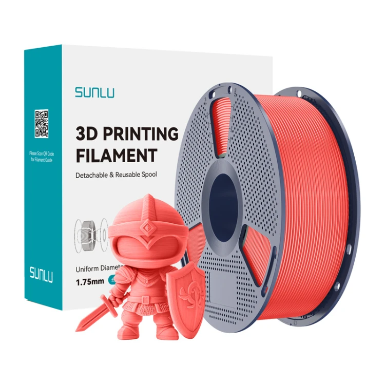Filament SUNLU PLA+ 1.75mm 1kg (wiśniowy)