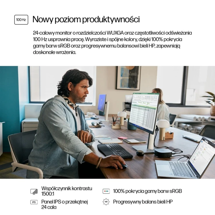 Monitor HP Series 5 24-calowy monitor seria 5 Pro WUXGA – 524pn