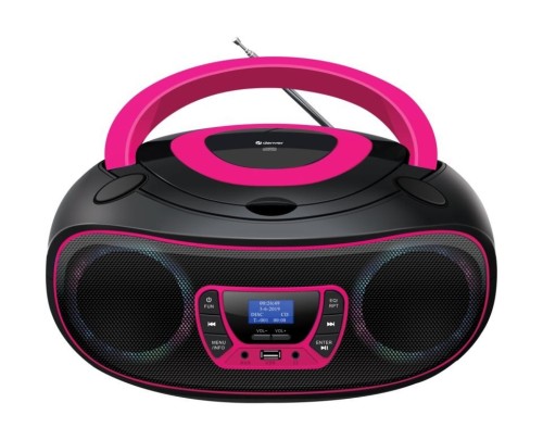 Boombox Denver TDB-212P różowy