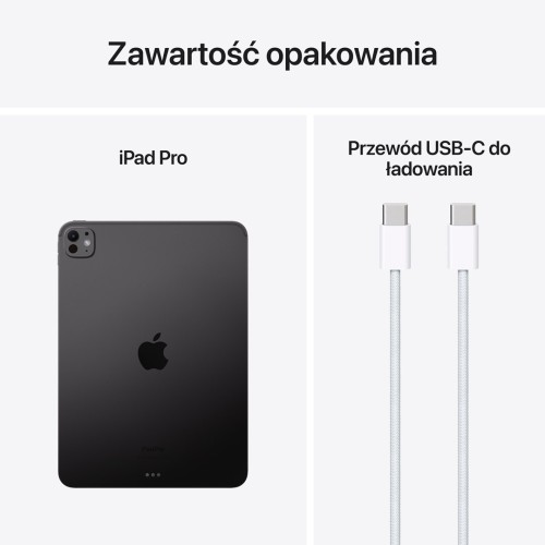 Apple iPad Pro Apple M 512 GB 27,9 cm (11") 8 GB Wi-Fi 6E (802.11ax) iPadOS 17 Czarny