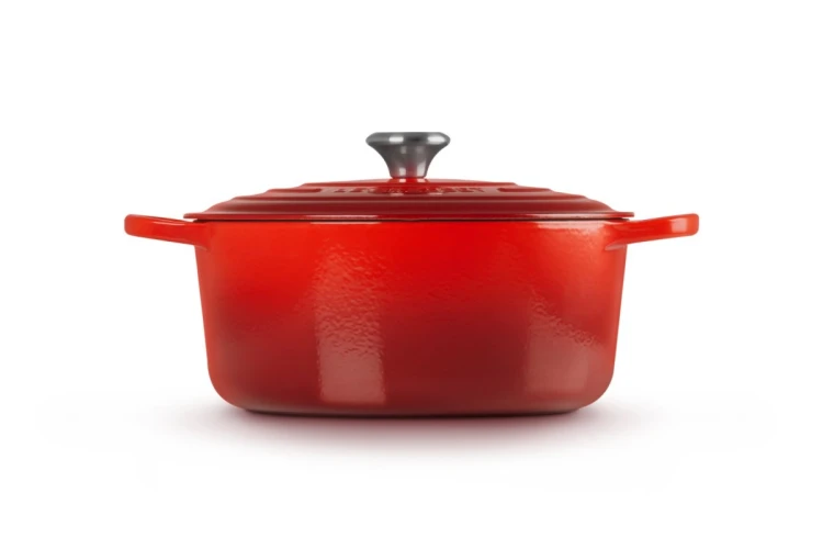 Le Creuset Signature Roaster okrągły 28cm wiśniowy