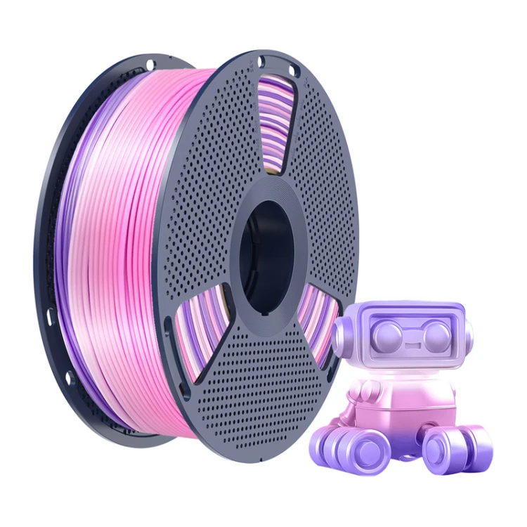 Filament SUNLU PLA+ Silk 1.75mm 1kg Rainbow 03