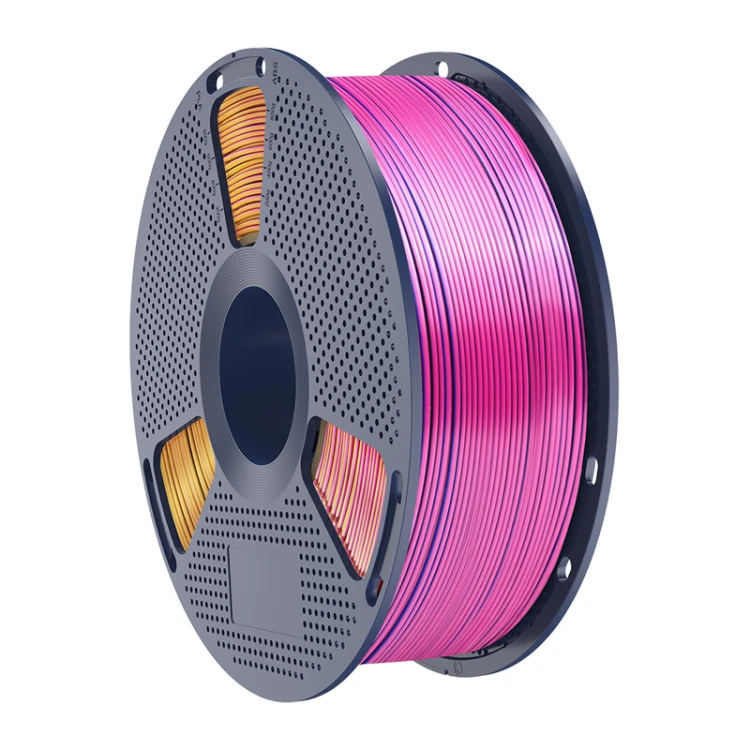 Filament SUNLU PLA+ Silk Tri-Color 1.75mm 1kg (czerwono-żółto-niebieski)