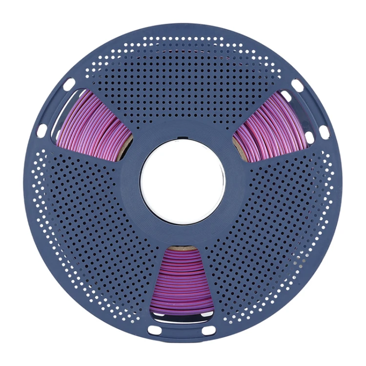 Filament SUNLU PLA+ Silk Forth-Color 1.75mm 1kg (niebiesko-fioletowo-czerwono-złoty)