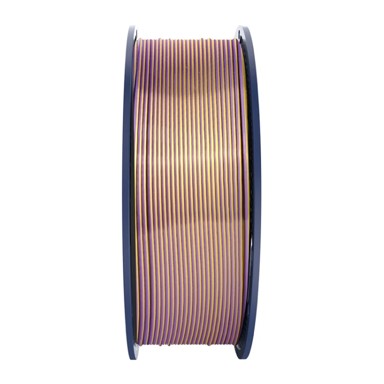 Filament SUNLU PLA+ Silk Forth-Color 1.75mm 1kg (niebiesko-fioletowo-czerwono-złoty)