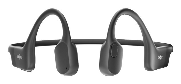 SHOKZ Openrun Mini Zestaw słuchawkowy Bezprzewodowy Opaska na szyję Sport Bluetooth Czarny