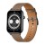 Smartwatch COLMI C28 Czarny + brązowy skórzany pasek