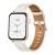 Smartwatch COLMI C28 Złoty + biały skórzany pasek