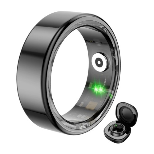 Smartring COLMI R02 rozmiar 12 21.3mm (czarny) + etui ładujące
