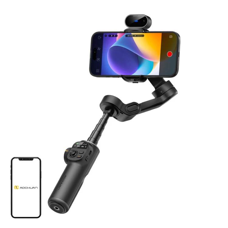 Gimbal AOCHUAN X2 z czujnikiem AI (czarny)