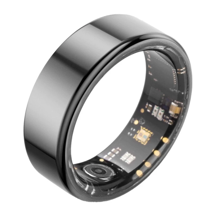 Smartring COLMI R02 rozmiar 11 20.3mm (czarny) + etui ładujące